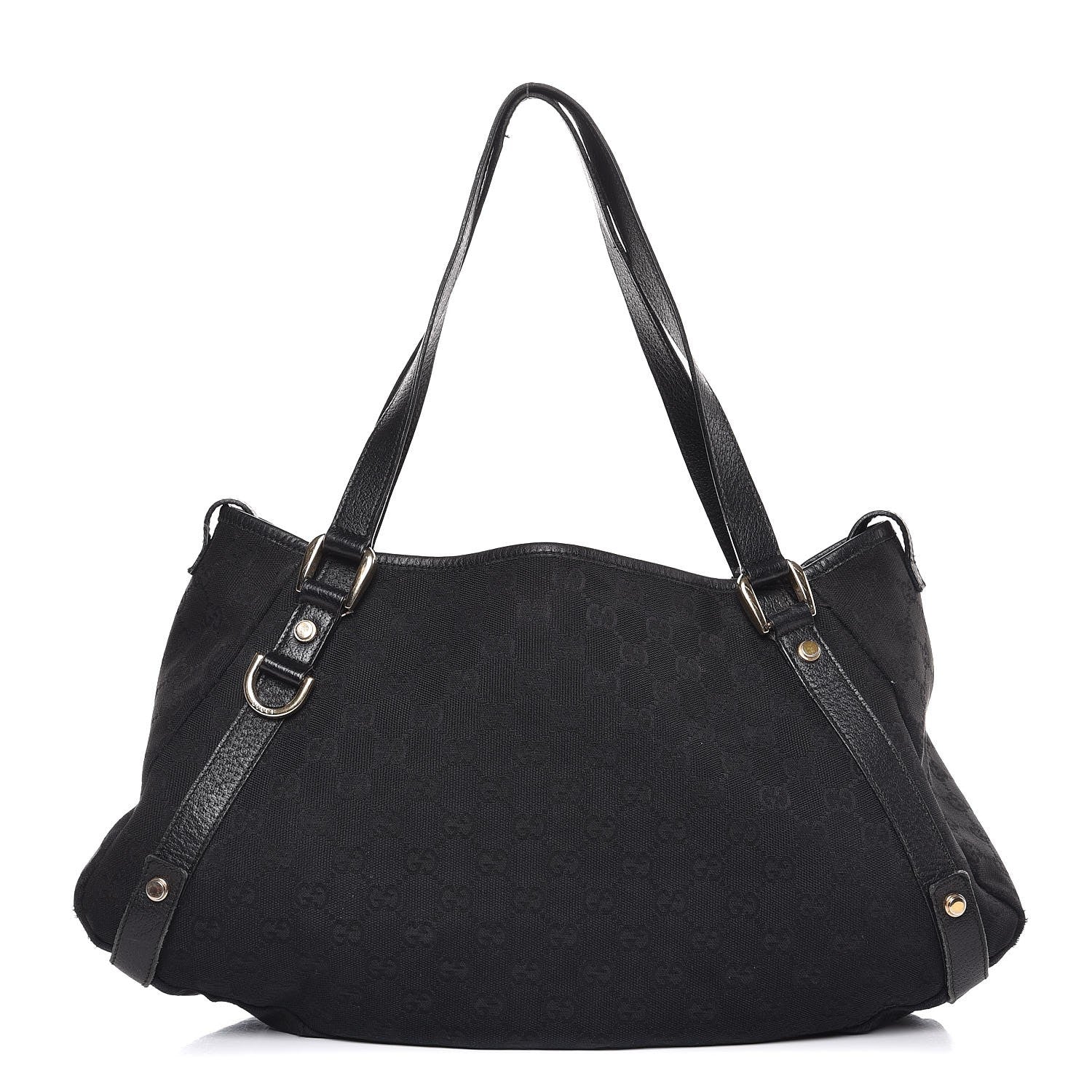 Gucci Monogram Medium Abbey Shoulder Bag Black 1 of 12