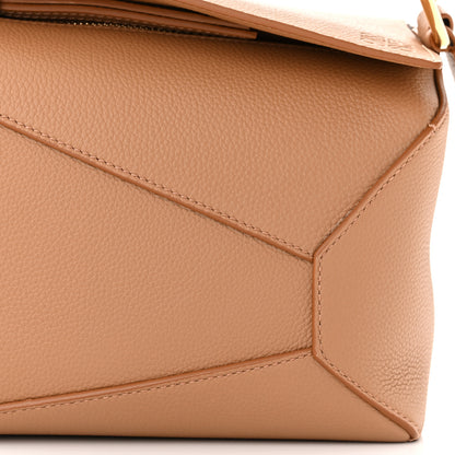Loewe Soft Grained Small Puzzle Edge Bag Toffee 7 of 9