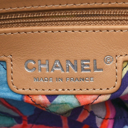 Chanel Canvas Quilted Jungle Jeans Tote White Multicolor 6 of 7