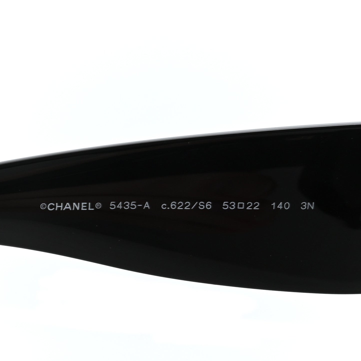 Acetate Rectangle Sunglasses 5435 Black