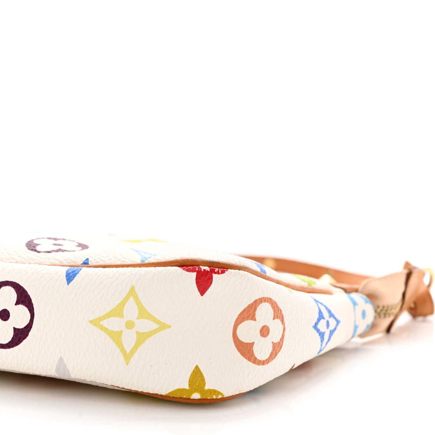 Monogram Multicolor Pochette Accessories White