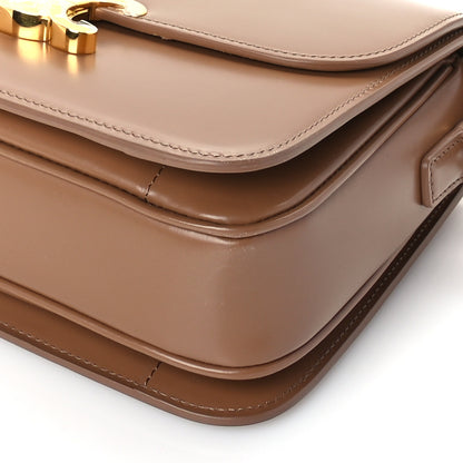 Celine Shiny Calfskin Medium Triomphe  Bronze 8 of 8