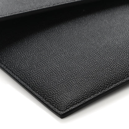Saint Laurent Grain De Poudre Uptown Pouch Black 8 of 11