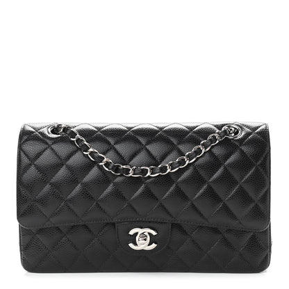 Chanel Caviar Quilted Medium Double Flap Black 1 of 10