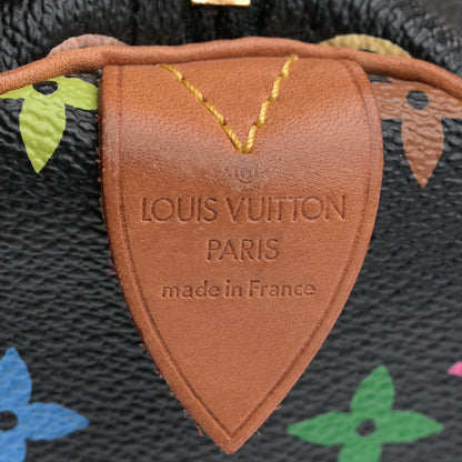 Louis Vuitton Monogram Multicolor Speedy 30 Black 6 of 11