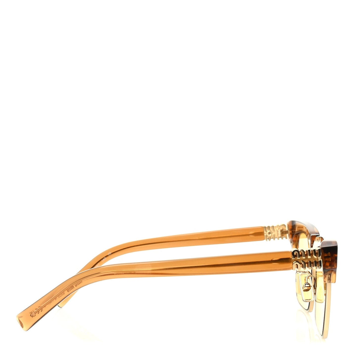 Acetate Square SMU10Z Sunglasses  Transparent Caramel