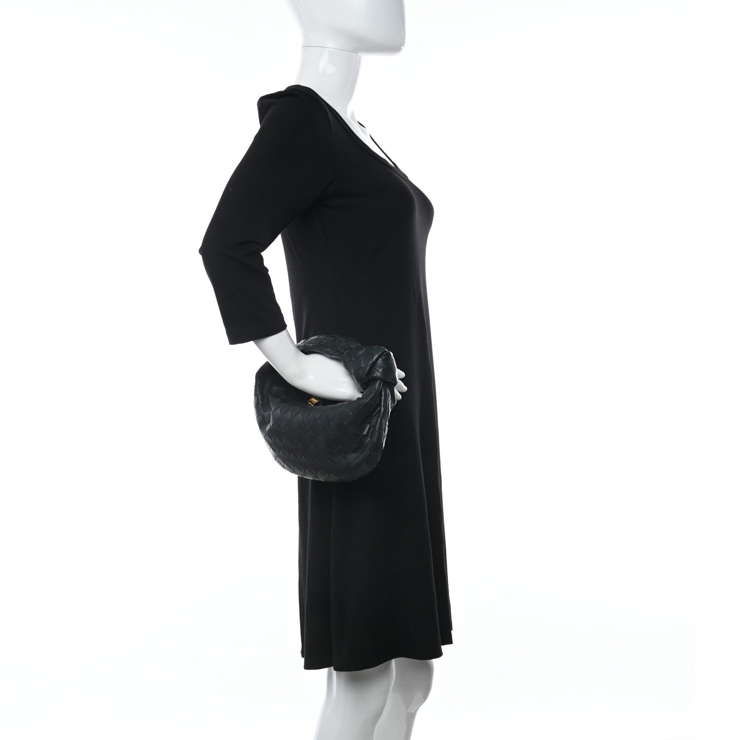 Nappa Intrecciato Mini Jodie Dark Moss