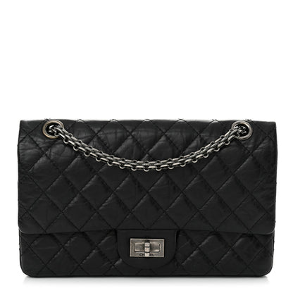 Chanel Aged Calfskin Quilted 2.55 Reissue 225 Flap Black 1 of 7
