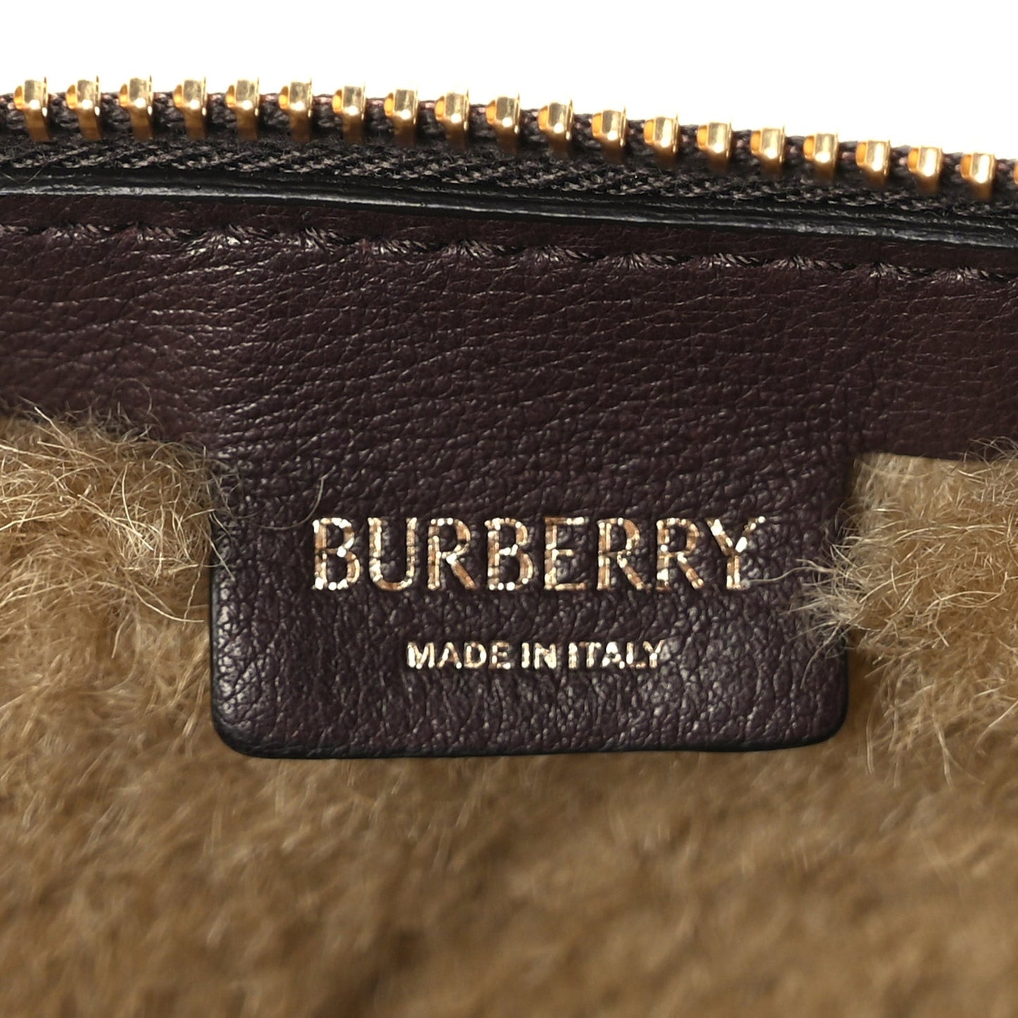 Shearling Small Shield Sling Bag Black