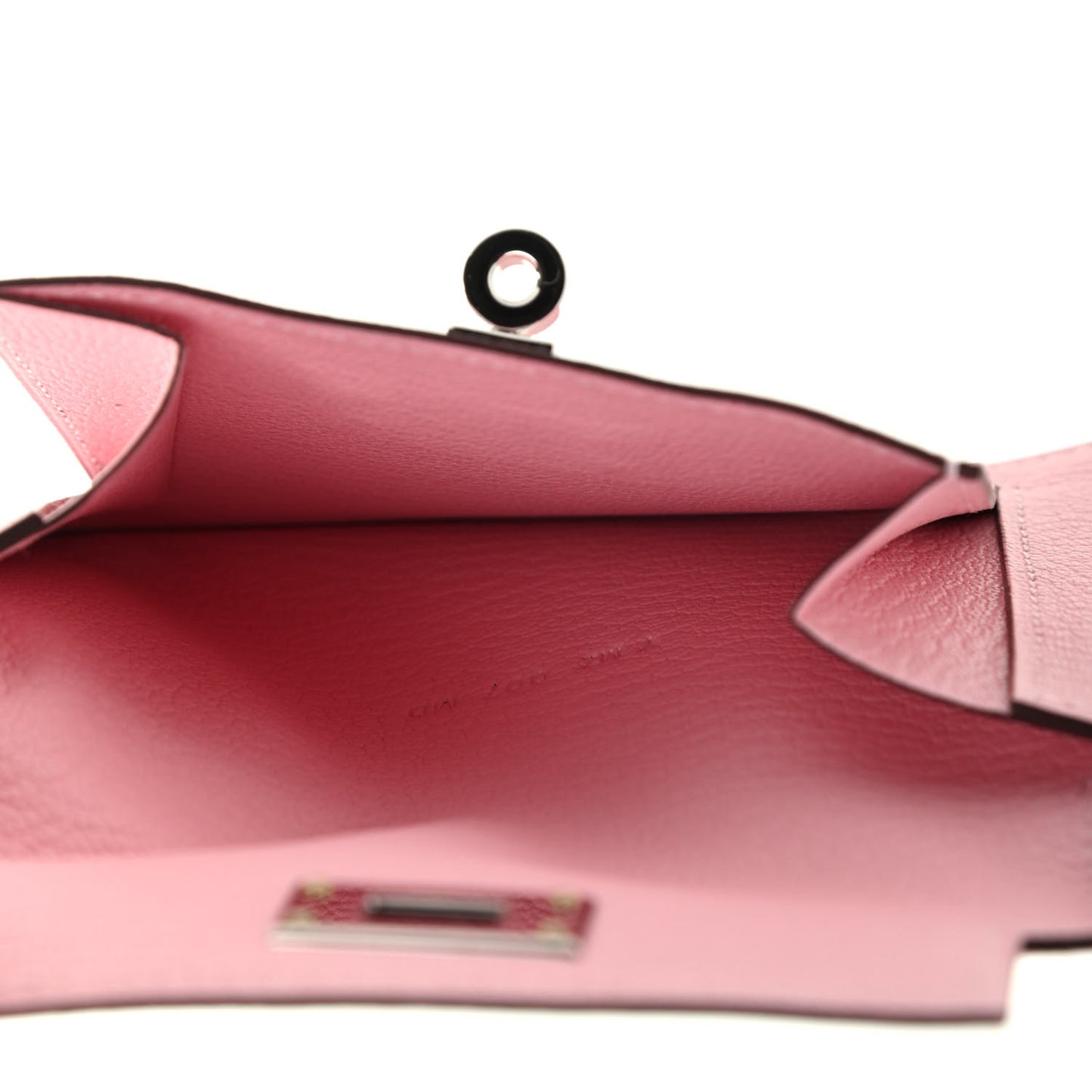 Chevre Mysore Kelly Pocket Compact Wallet Rose Sakura