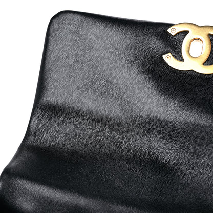 Chanel Goatskin Quilted Medium Chanel 19 Flap Black 11 of 11