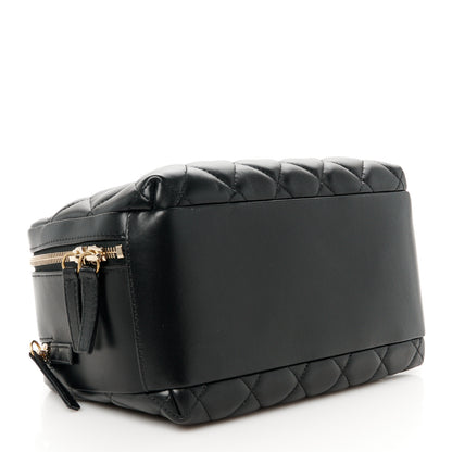 Chanel Lambskin Quilted Medium Trendy CC Bowling Bag Black 4 of 12