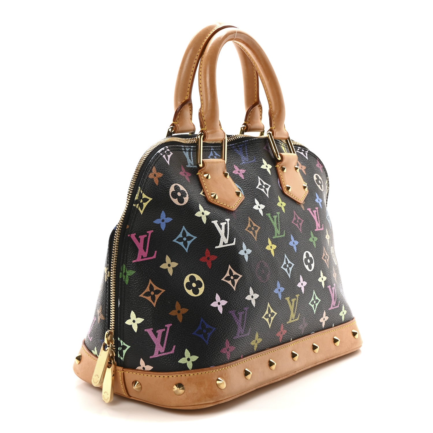 Louis Vuitton Monogram Multicolor Alma Black 3 of 9