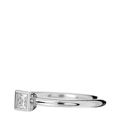 Tiffany Platinum Diamond .16ct Bezet Ring 47 4.25 3 of 5