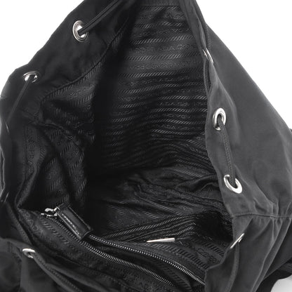 Prada Nylon Vela Medium Backpack Black 5 of 7