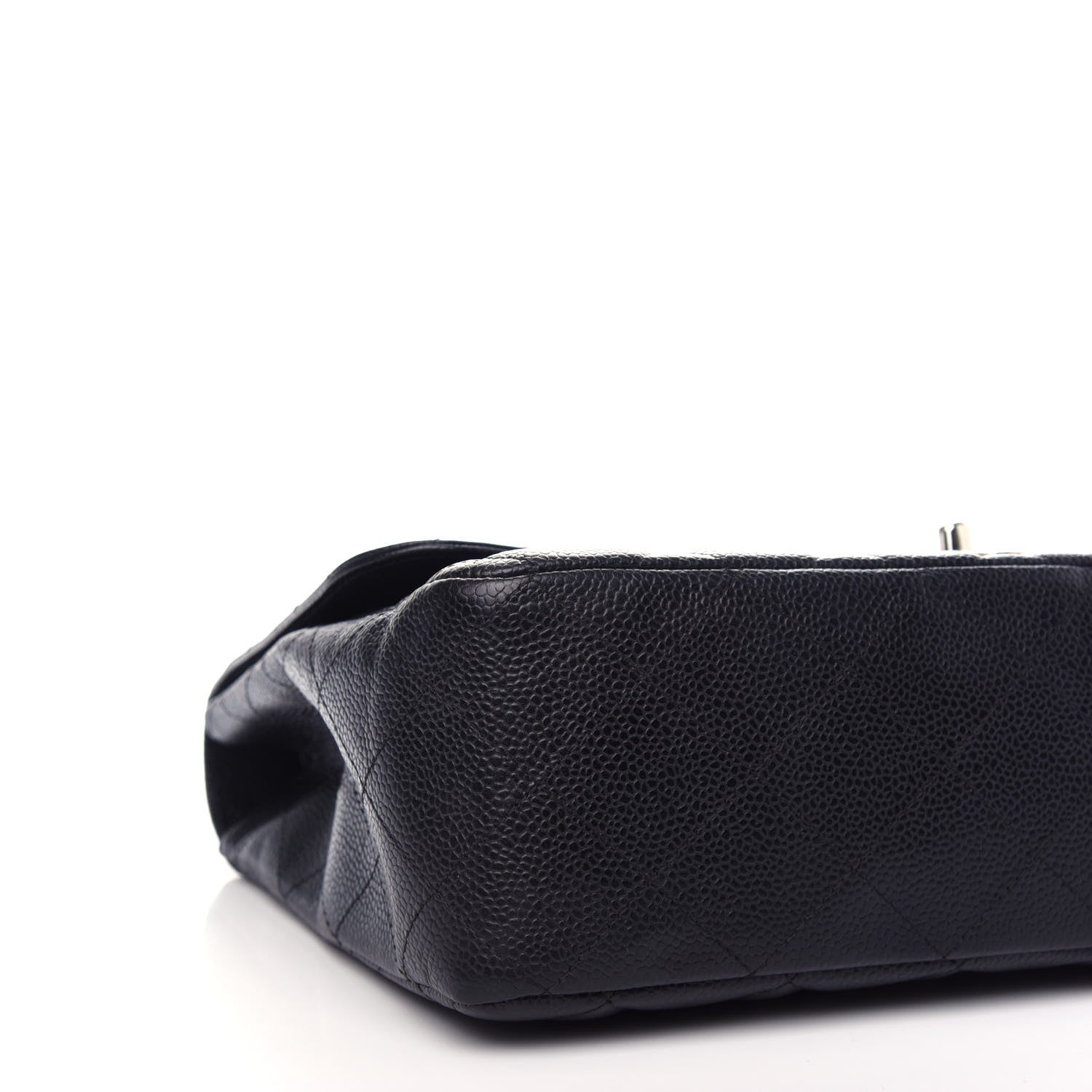 Chanel Caviar Quilted Jumbo Single Flap Black 9 of 12