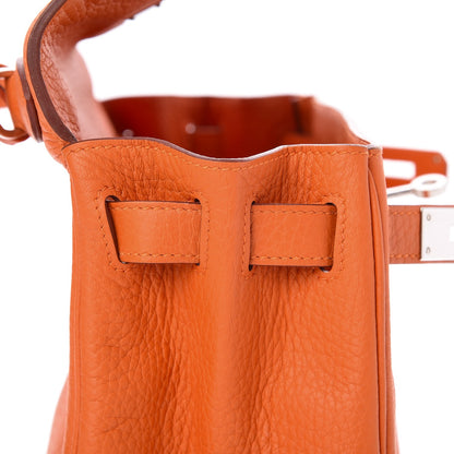 Hermes Taurillon Clemence Kelly Retourne 28 Orange 25 of 35