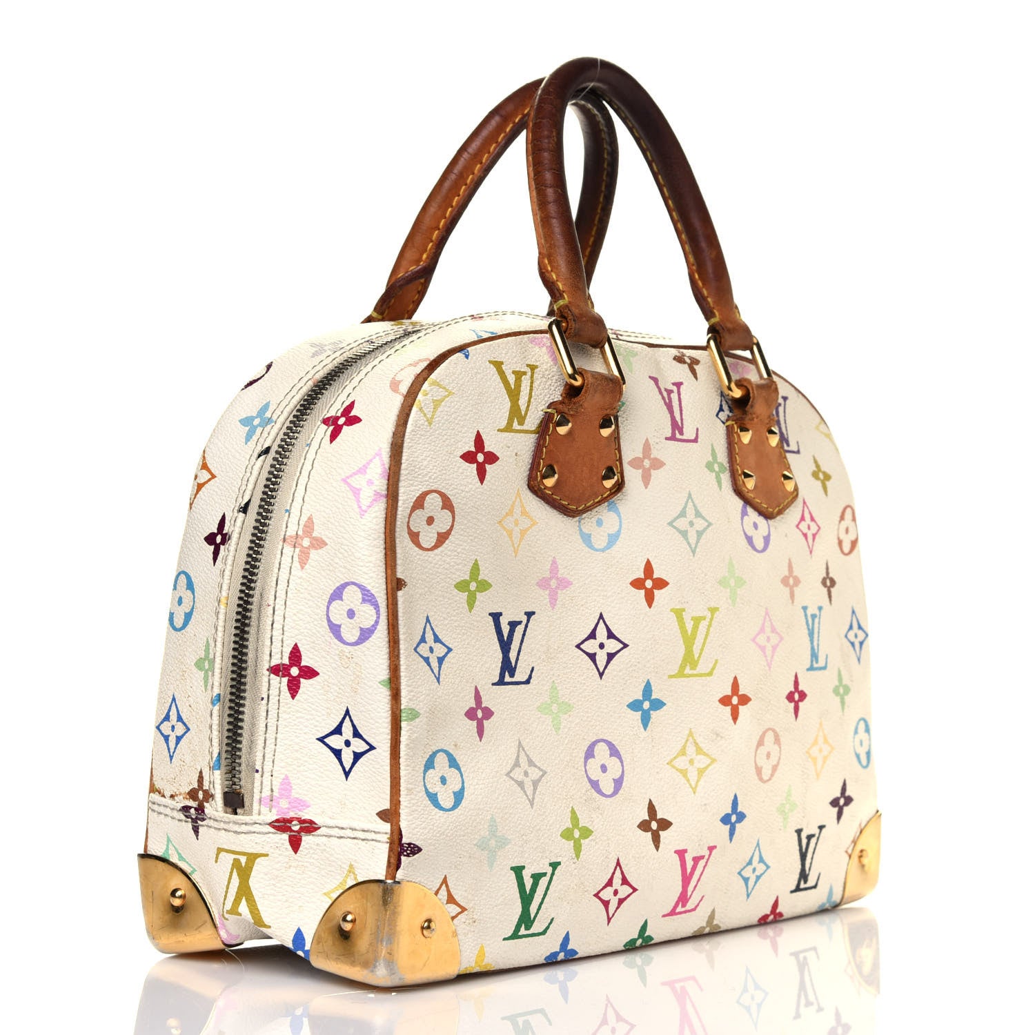 Louis Vuitton Monogram Multicolor Trouville White 3 of 8