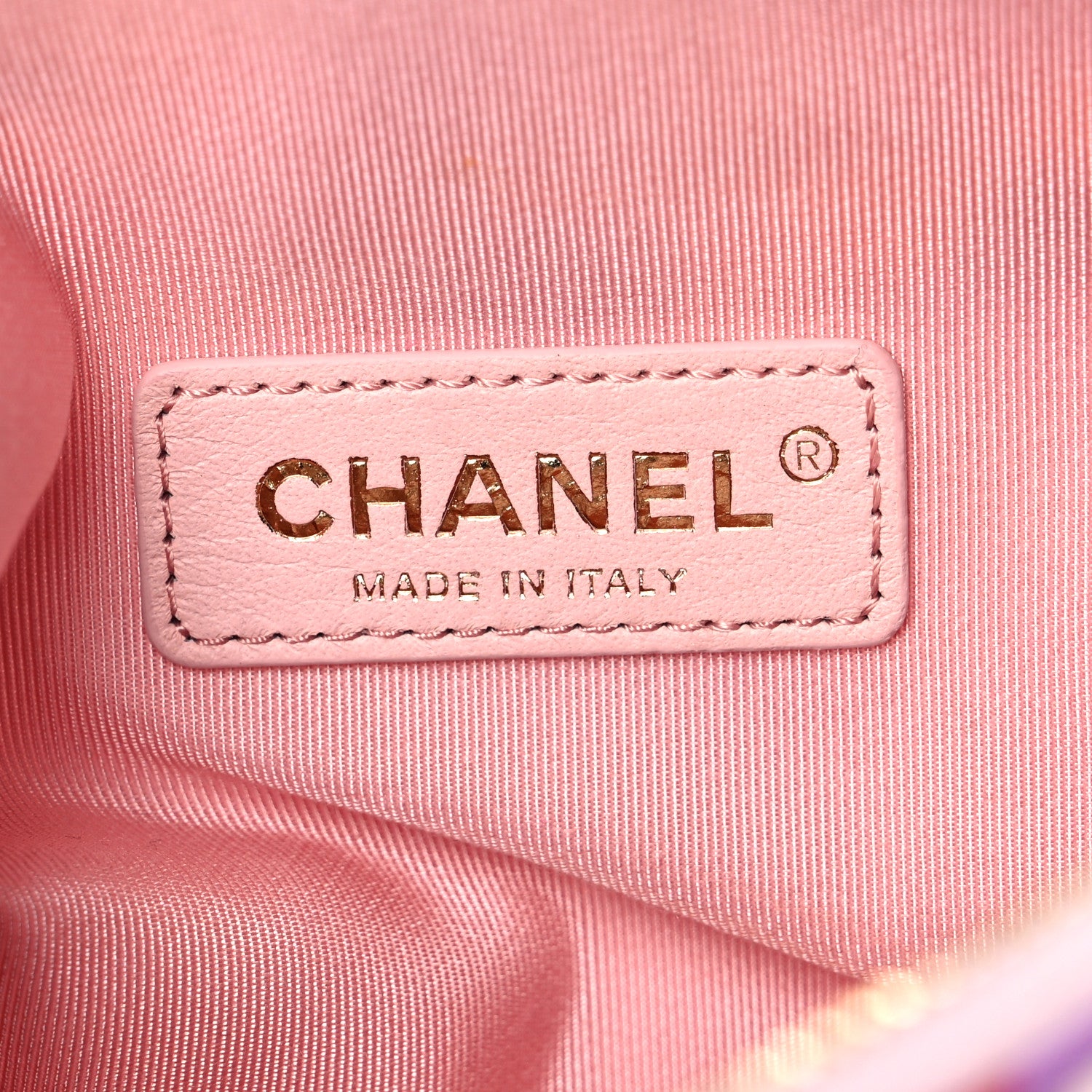 Chanel Lambskin Sea Through Flap Black Multicolor 11 of 16