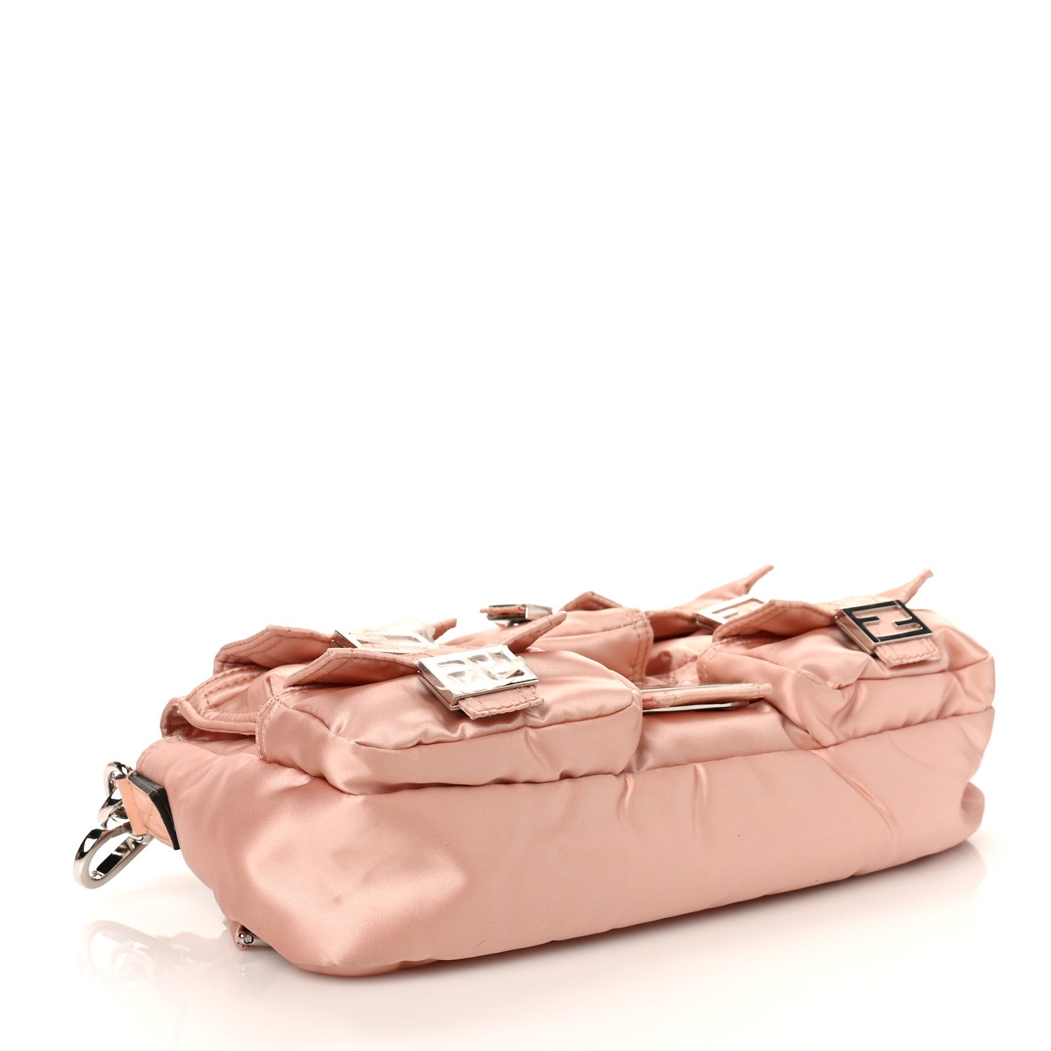 Fendi Econyl Cuoio Romano Multipocket Baguette Baby Pink 4 of 9