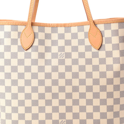 Louis Vuitton Damier Azur Neo Neverfull MM Rose Ballerine 11 of 11