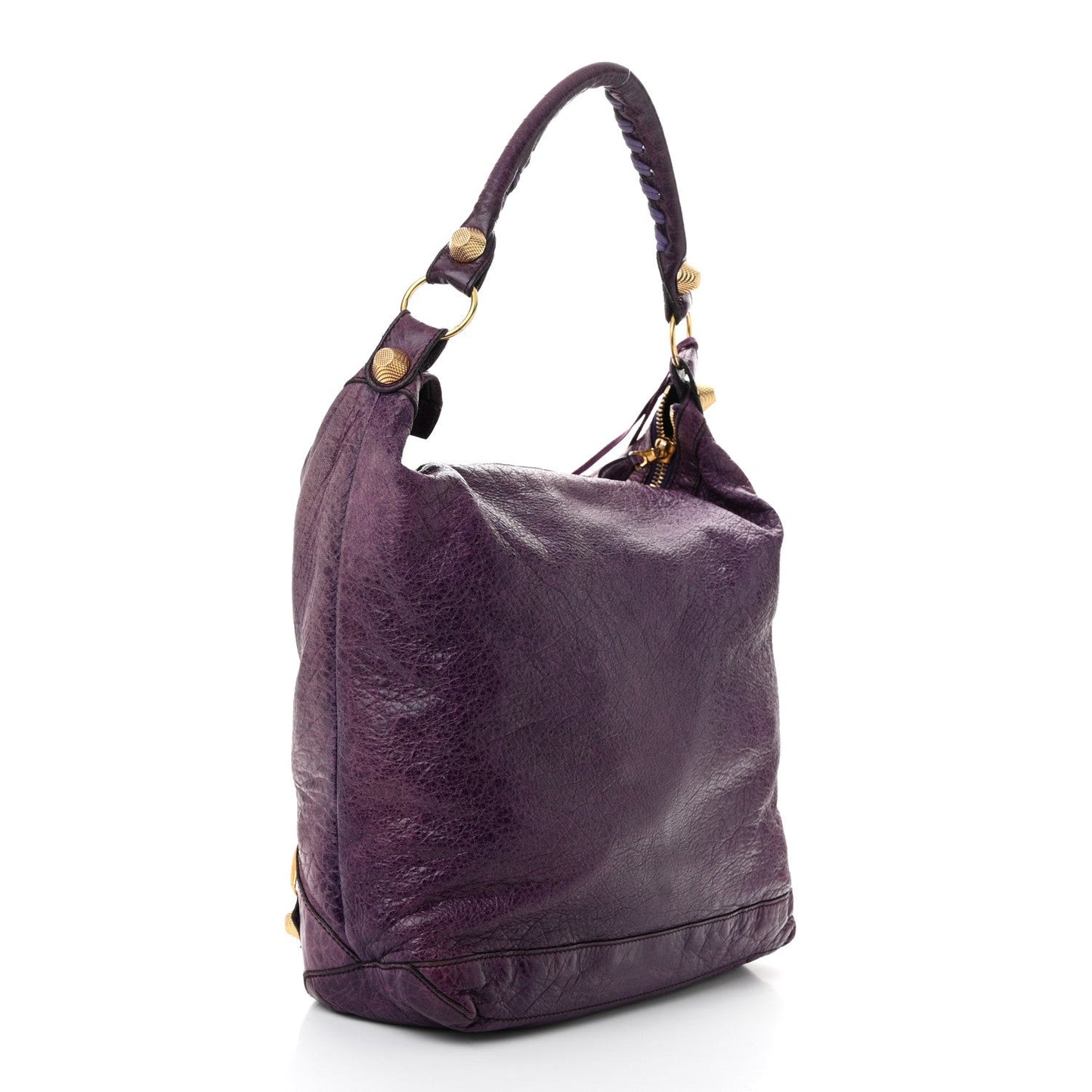 Agneau Giant 21 Gold Hardware Day Hobo Raisin
