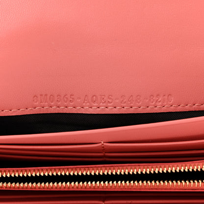 Fendi Nappa FF Embossed Continental Wallet On Chain Pink 7 of 10