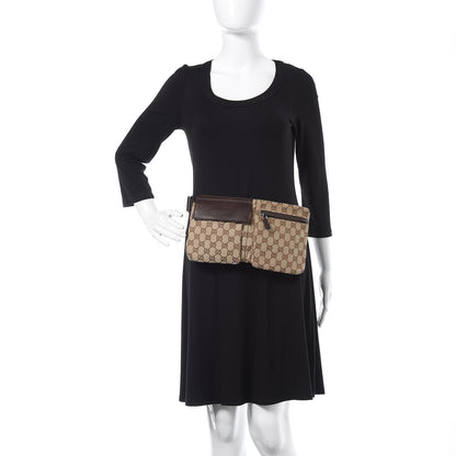 Gucci Monogram Web Belt Bag Dark Brown 2 of 10