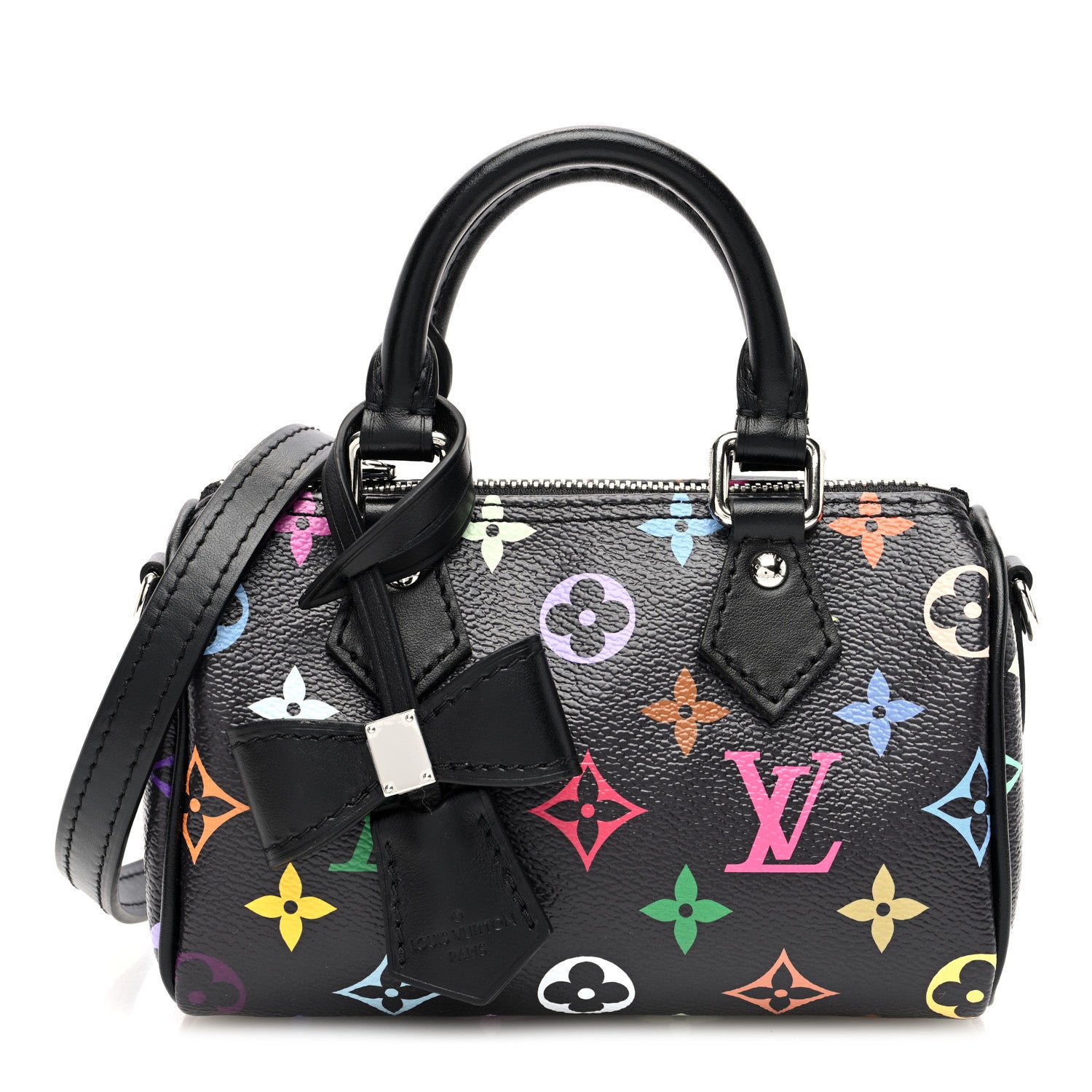 Louis Vuitton LV X TM Monogram Multicolor Nano Speedy Black 1 of 9
