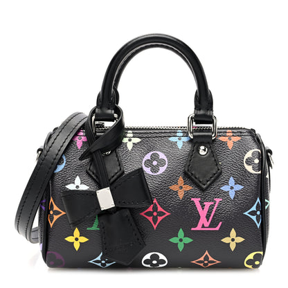 Louis Vuitton LV X TM Monogram Multicolor Nano Speedy Black 1 of 9