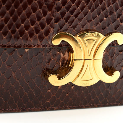 Celine Watersnake Teen Triomphe Brown 16 of 16