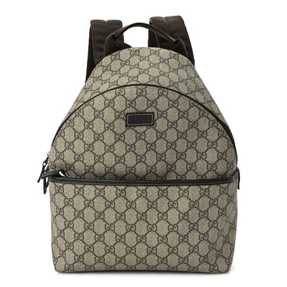 Gucci GG Supreme Monogram Margaux Calfskin Childrens Day Backpack Beige Ebony Cocoa Dark Chocolate 1 of 9