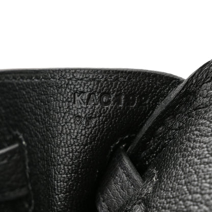 Hermes Togo Birkin 25 Black 7 of 11