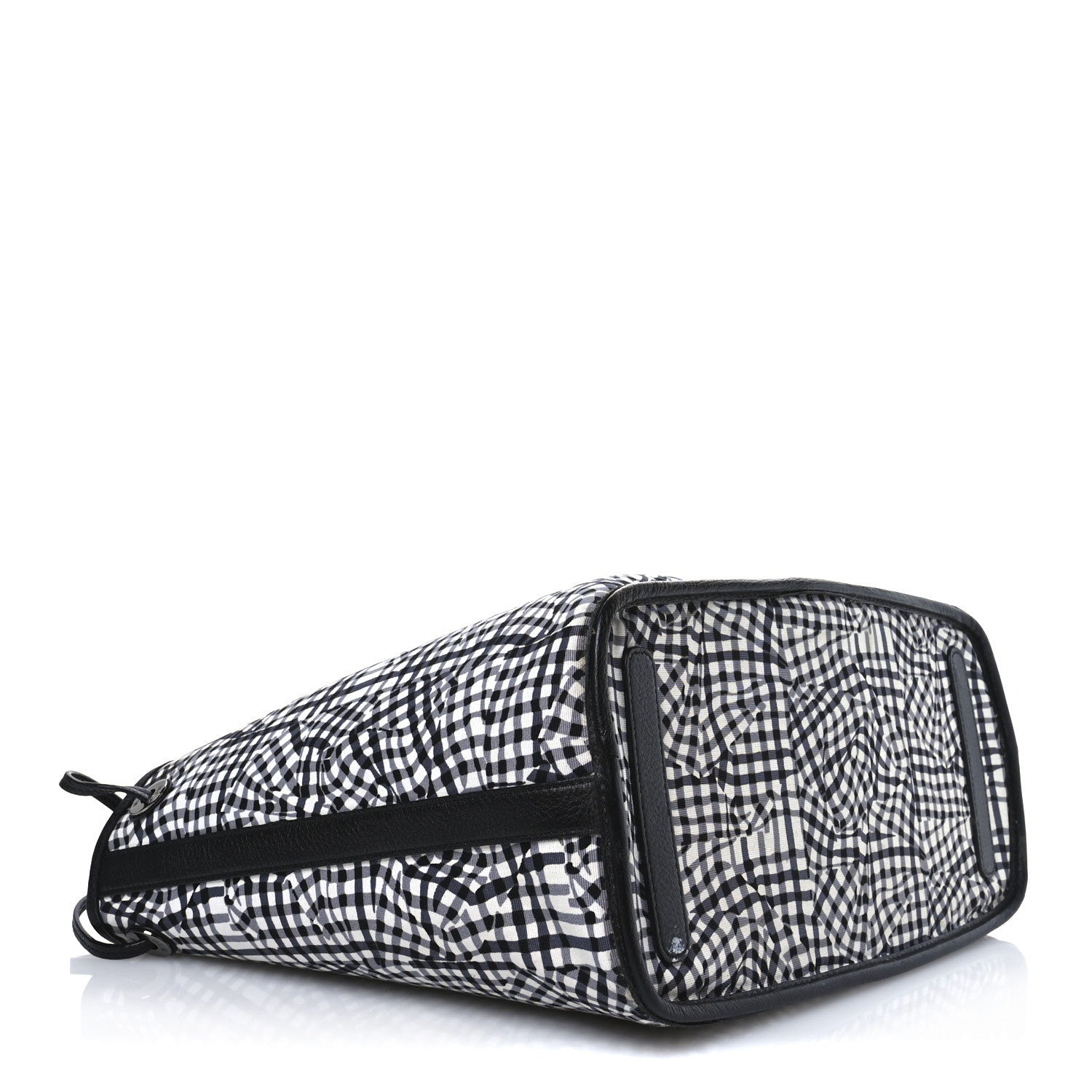 MCM Visetos Medium Liz Reversible Shopper Tote Black 7 of 7