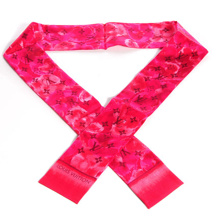 Louis Vuitton Silk Monogram Ikat Summer Bandeau Rose Indien 1 of 5