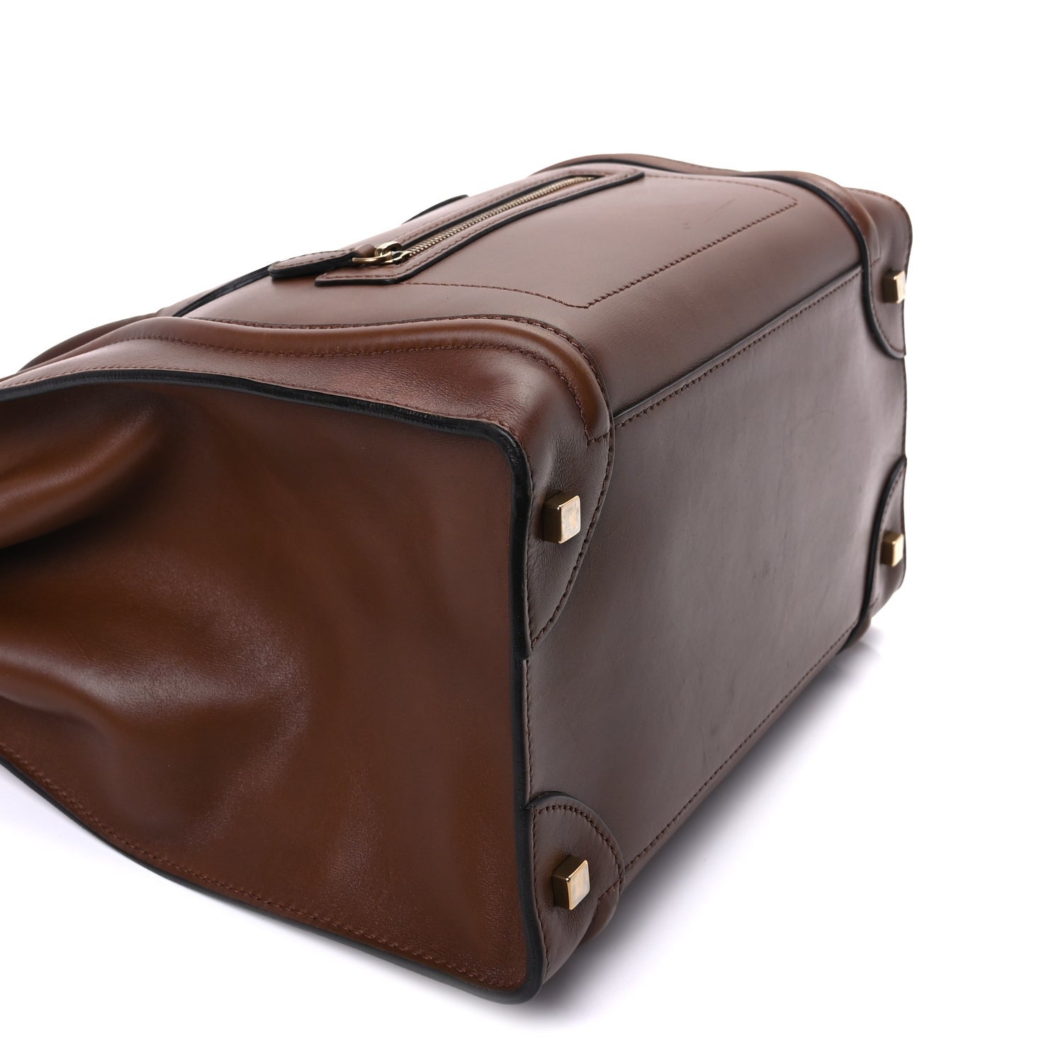 Celine Smooth Calfskin Mini Luggage  Sienna 7 of 8