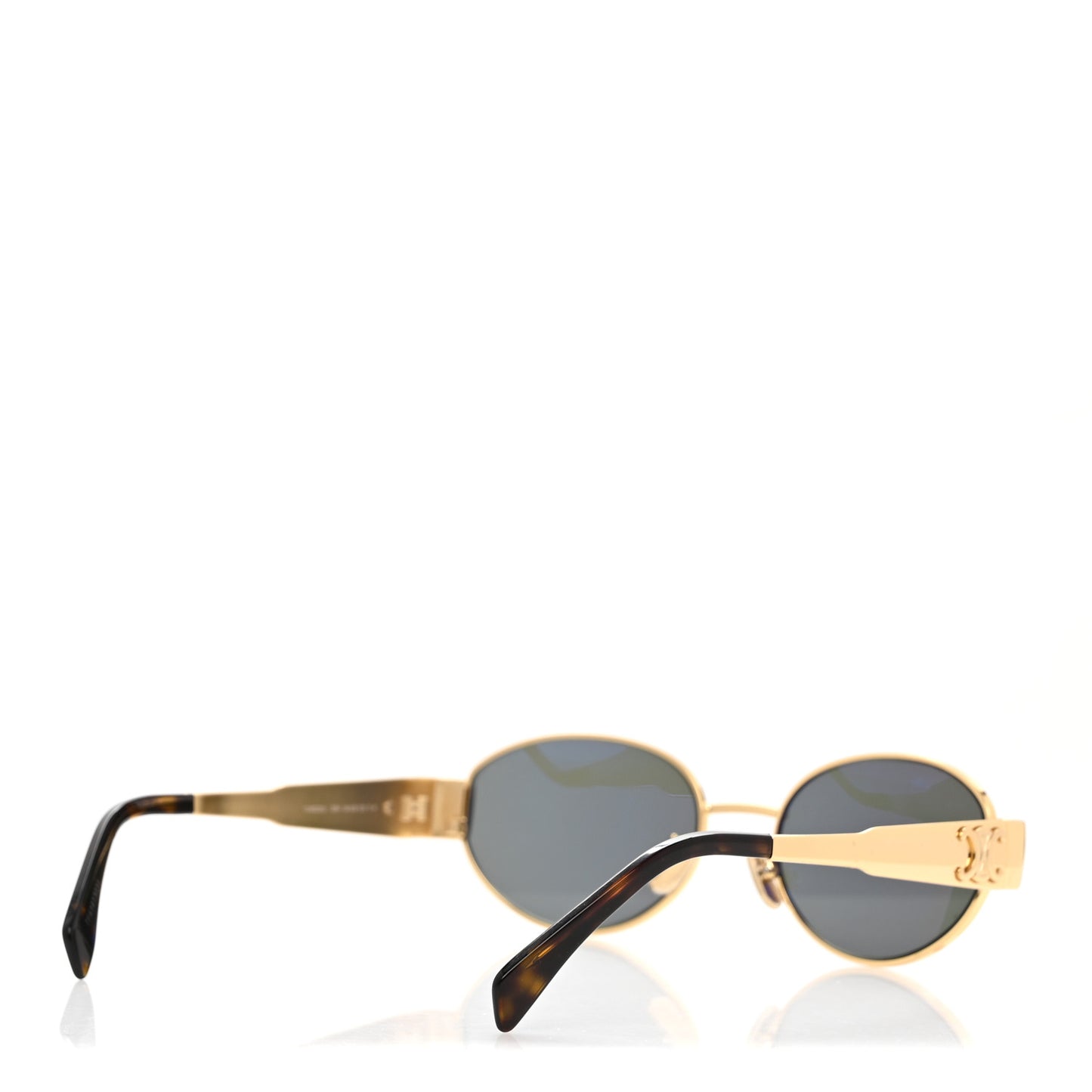 Metal Triomphe 01 Sunglasses CL40235U Gold Green