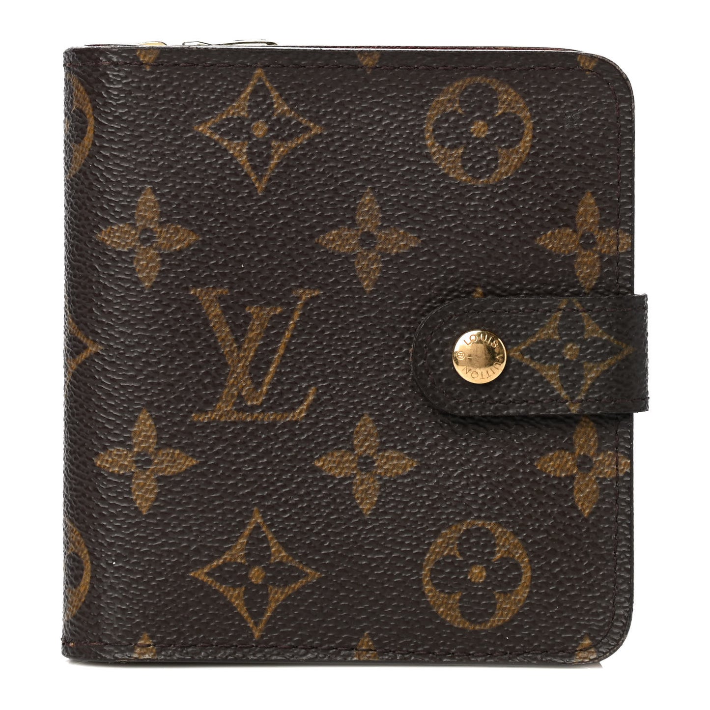 Monogram Compact Zippe Zipped Wallet