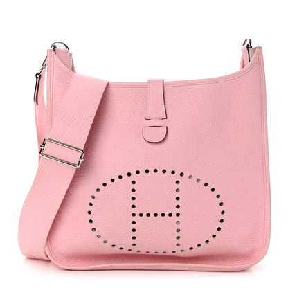 Hermes Taurillon Clemence Evelyne III GM Rose Sakura 1 of 14