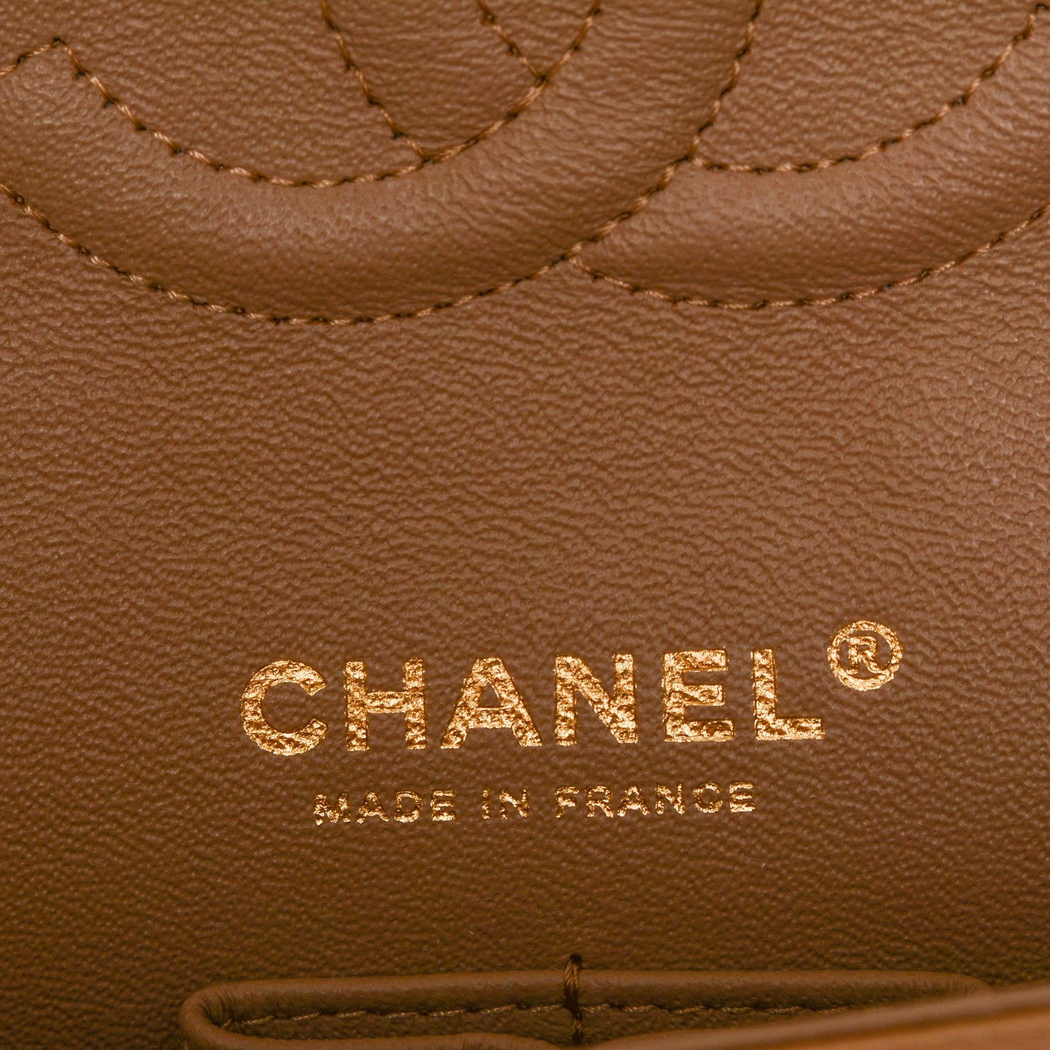 Chanel Lambskin Quilted Medium Double Flap Beige 6 of 7