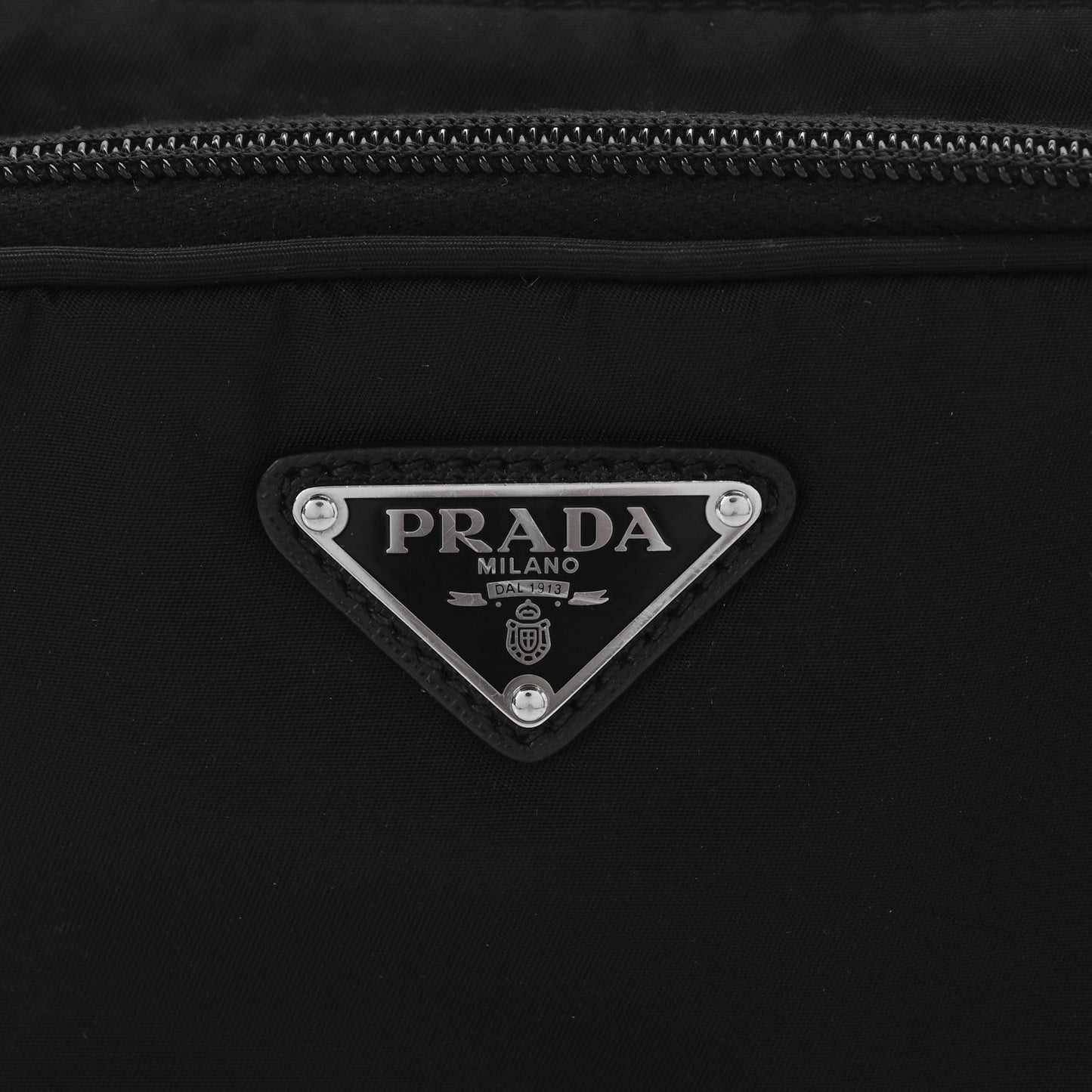 Re-Nylon Saffiano Belt Bag Black