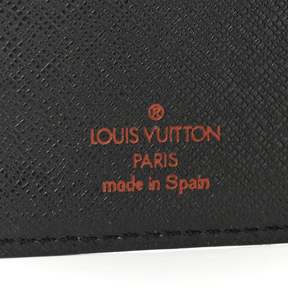 Louis Vuitton Epi Small Ring Agenda Cover Black 6 of 8