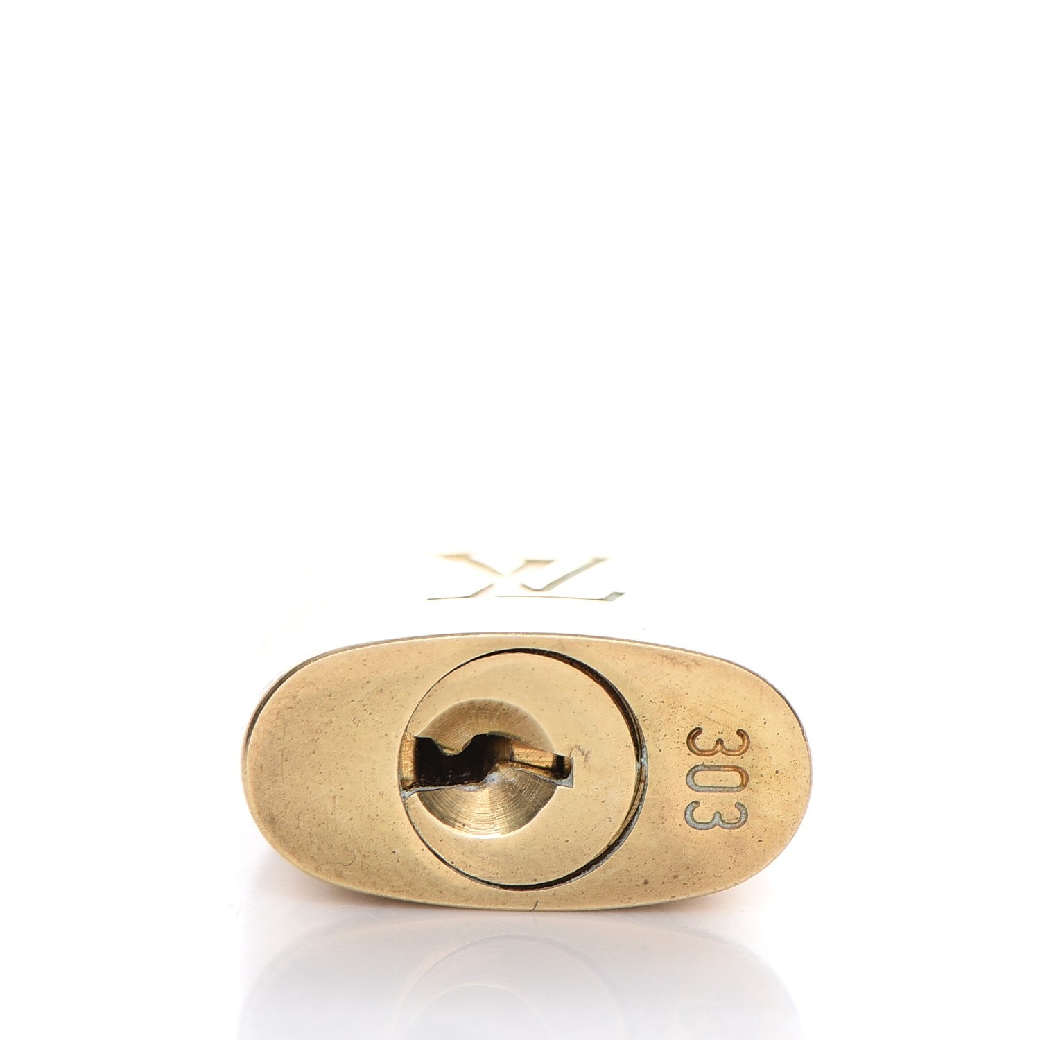 Louis Vuitton Brass Lock and 2 Keys Set 4 of 4