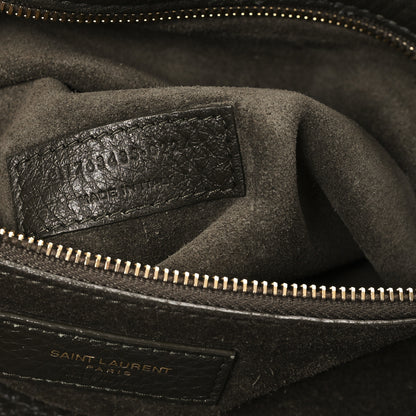 Saint Laurent Grained Deerskin Bea Tote Musk 7 of 15