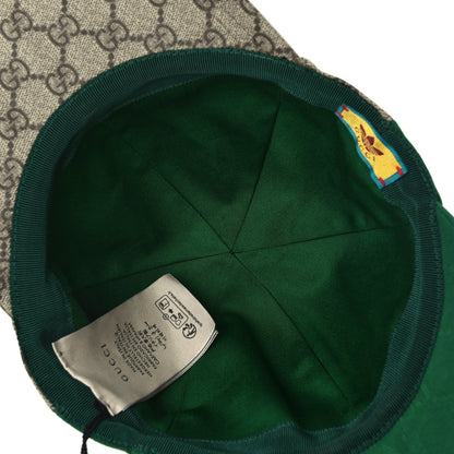 Gucci X ADIDAS GG Supreme Monogram Double Sided Baseball Hat S Beige Green 6 of 7