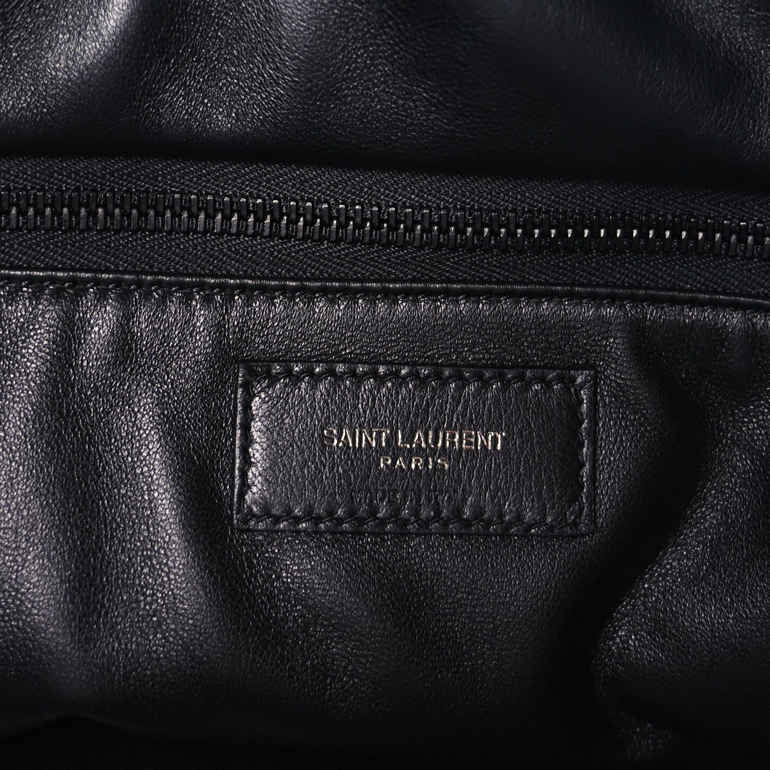 Saint Laurent Lambskin Wide Puffer Tote Black 5 of 8