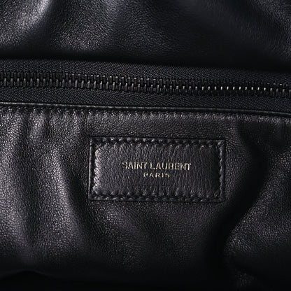 Saint Laurent Lambskin Wide Puffer Tote Black 5 of 8
