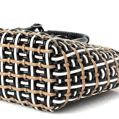 Balenciaga Patent XS Bistro Basket  Black Beige 8 of 8