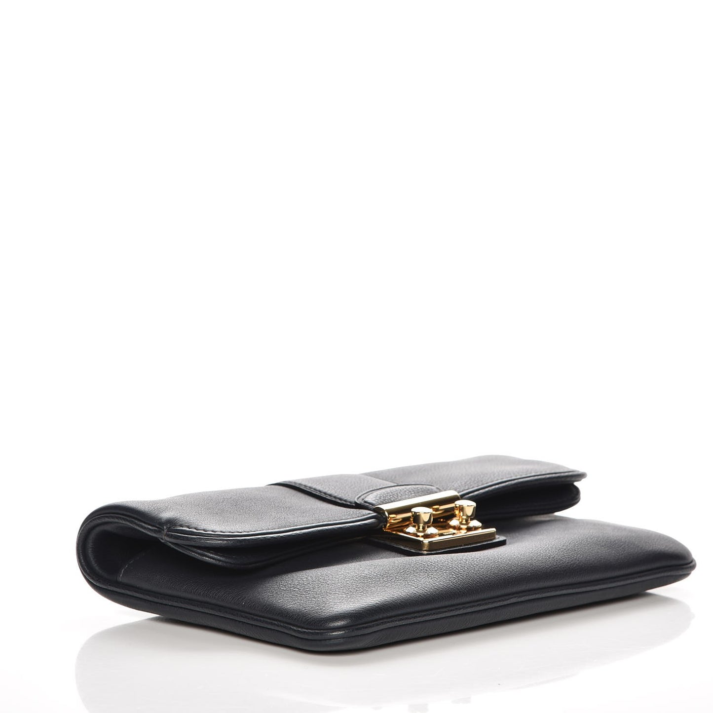 Calfskin Slim Clutch MM Sofia Coppola Cobalt