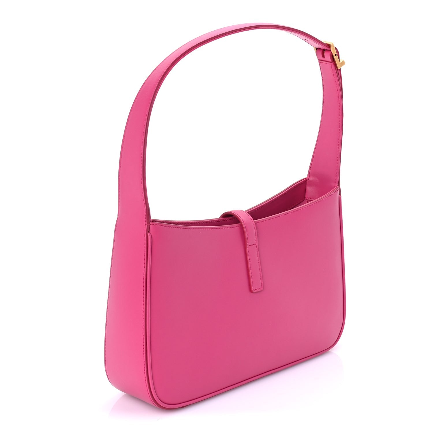Saint Laurent Smooth Calfskin Le 5 A 7 Hobo Bubblegum 3 of 9